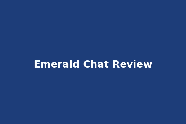 Emerald Chat review