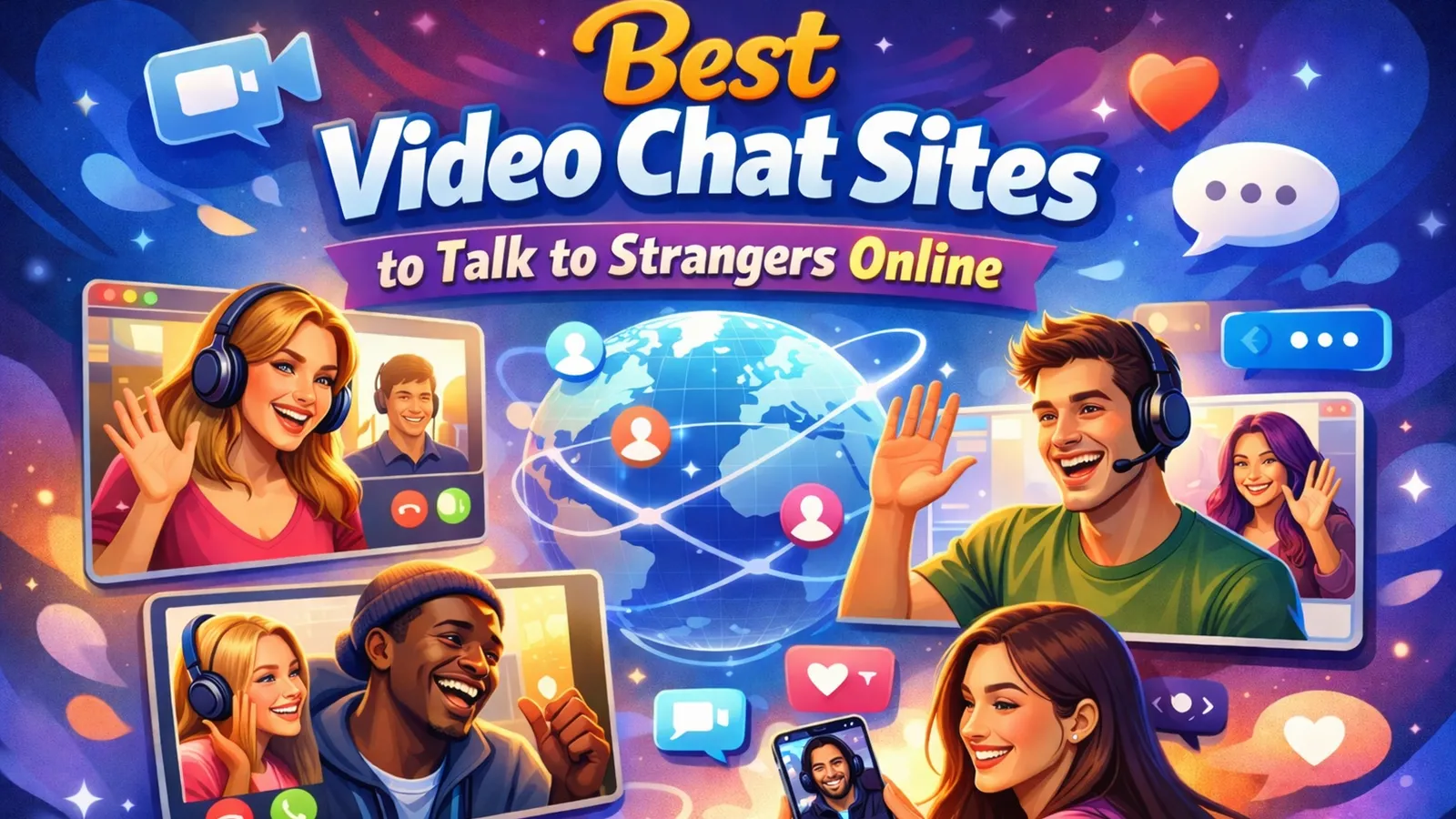 Best video chat sites for talking to strangers online